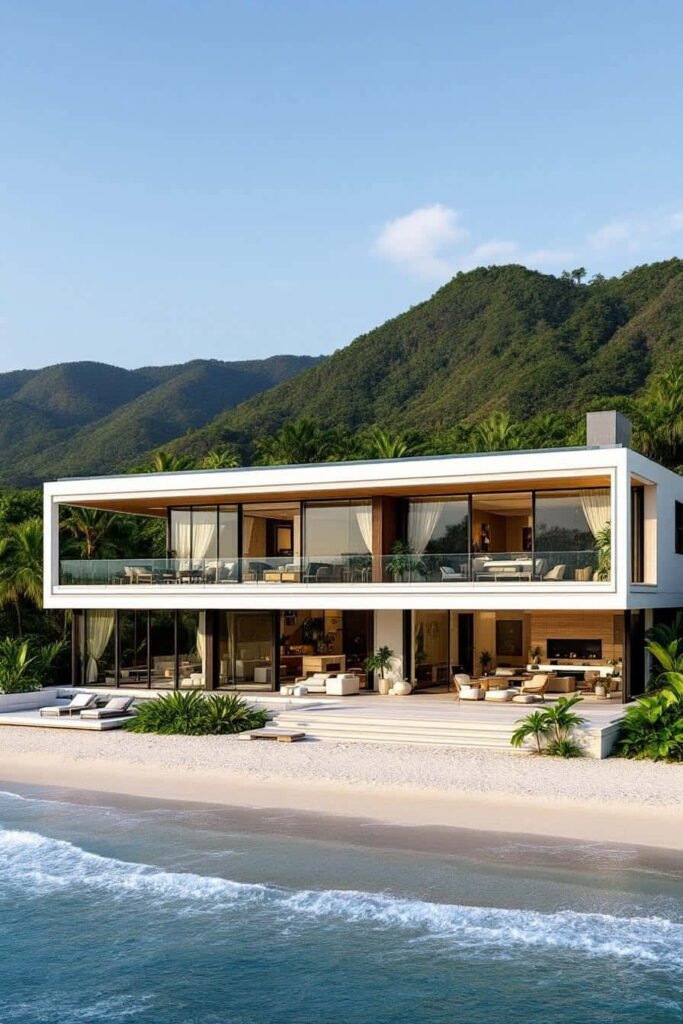 modern beach house