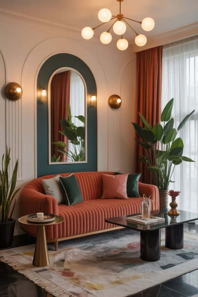 living room ideas art deco