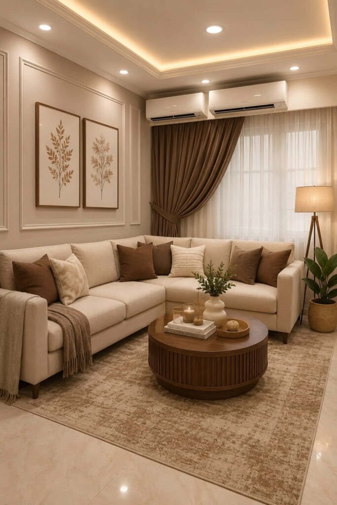 living room ideas beige couch