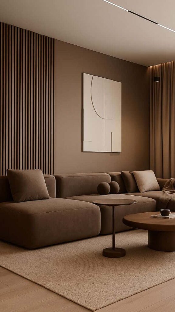 brown living room ideas