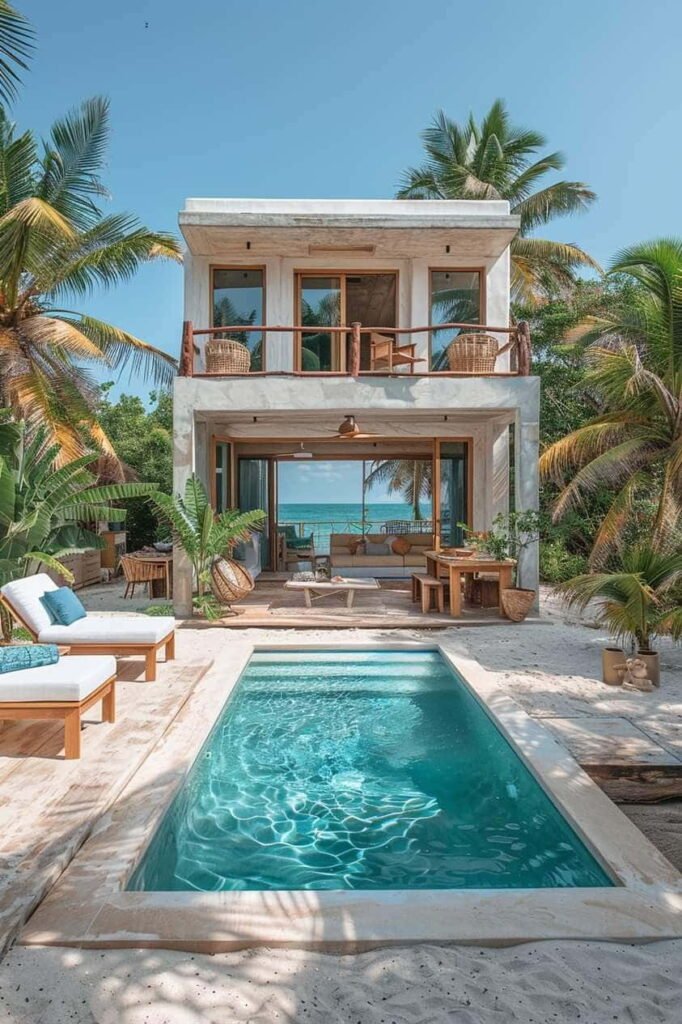 small modern beach house