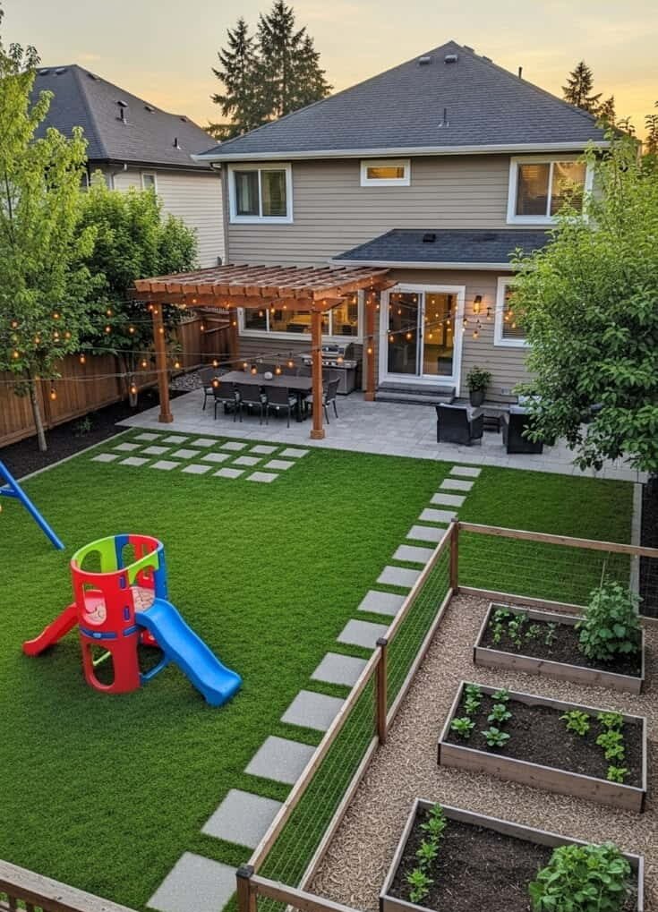 large backyard landscaping ideas