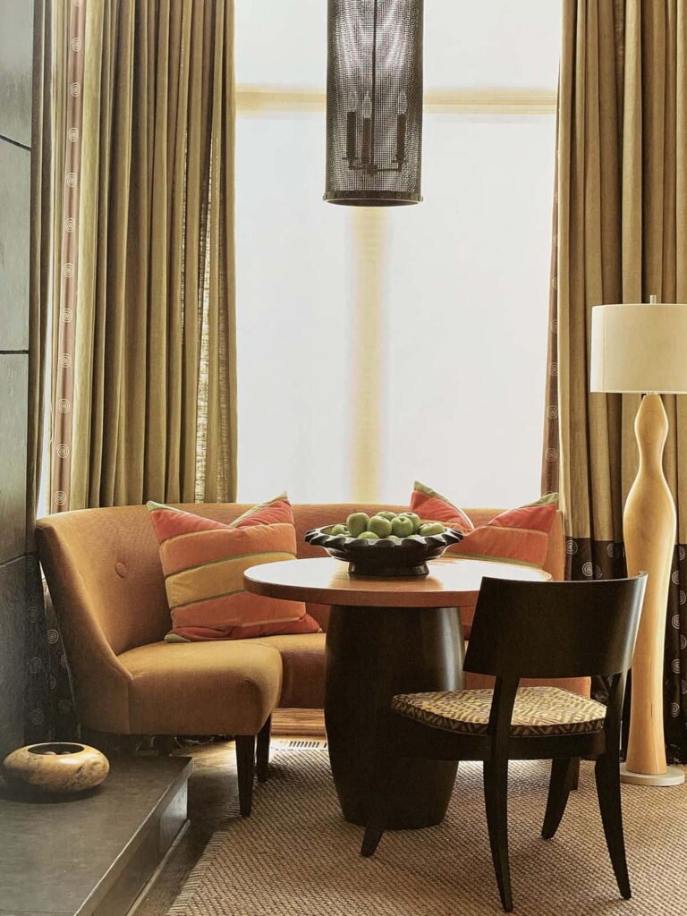 small dining banquette