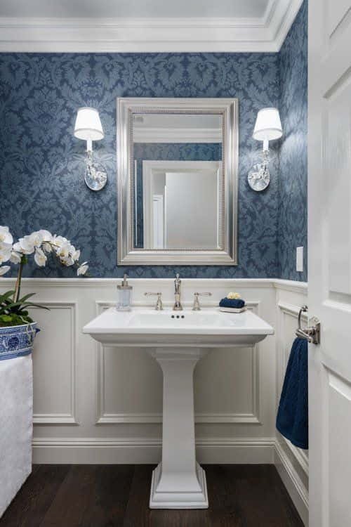 wallpaper bathroom ideas