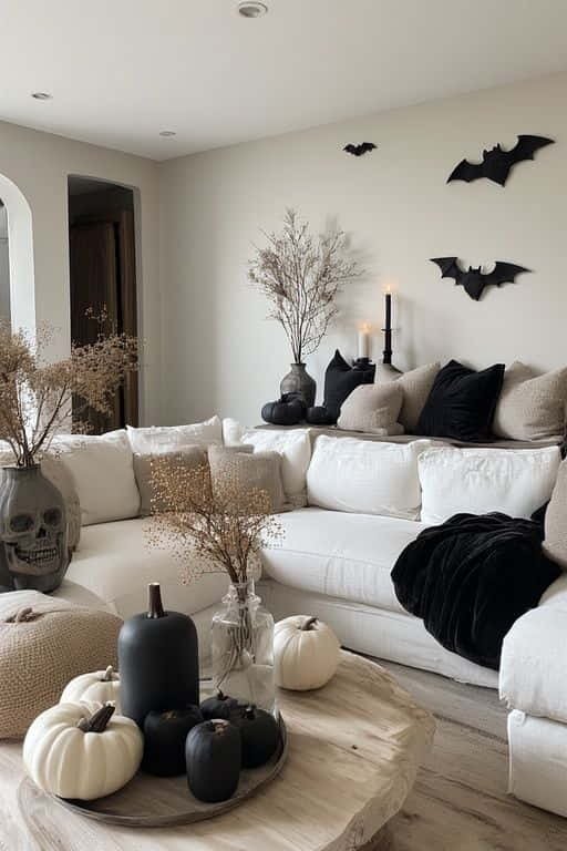 living room decor ideas for halloween