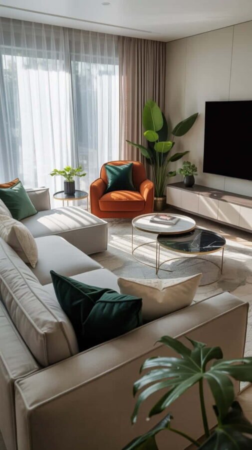 small living room ideas with tv on wall