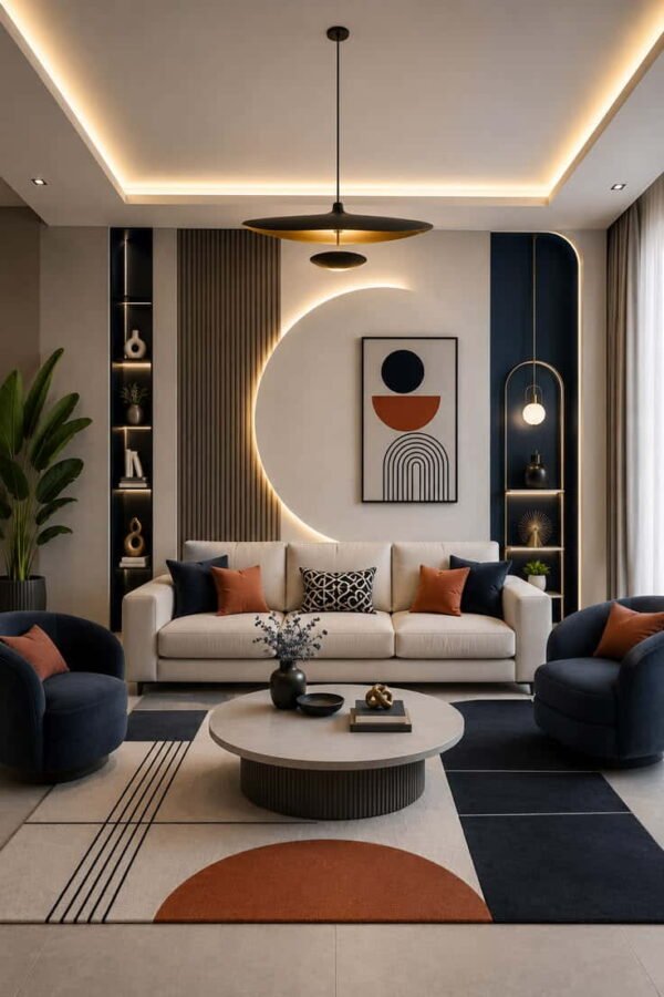 living room decor ideas ai