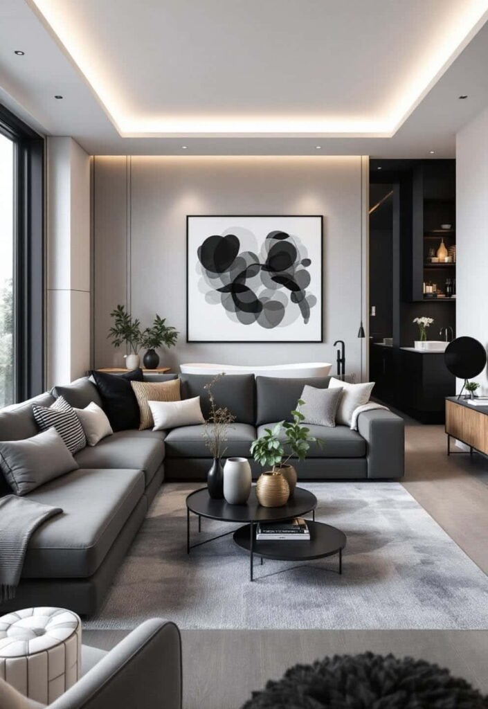 living room interior design aesthetic
