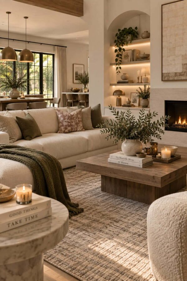 living room design ideas aesthetic