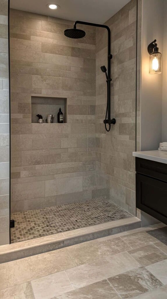 bathroom tile ideas for walk in showers