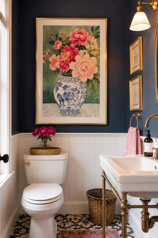 bathroom decor ideas art