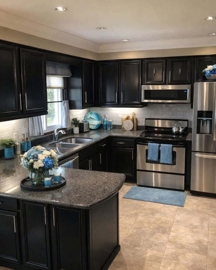 kitchen remodel ideas black cabinets