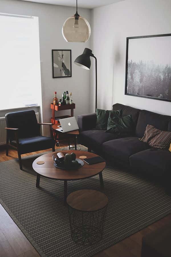 small living room design aesthetic