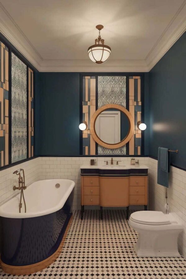 art deco bathroom decor ideas