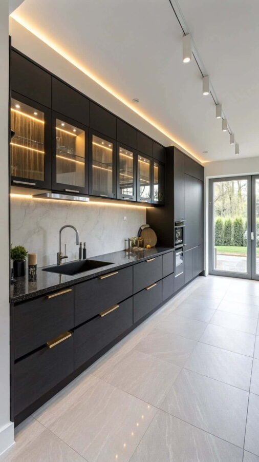 kitchen cabinets ideas black