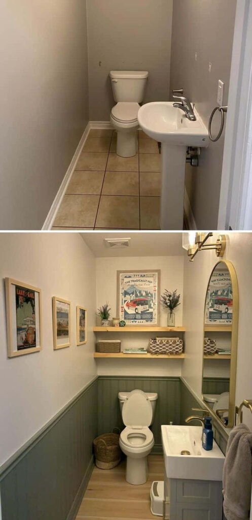 small bathroom renovation ideas before and after