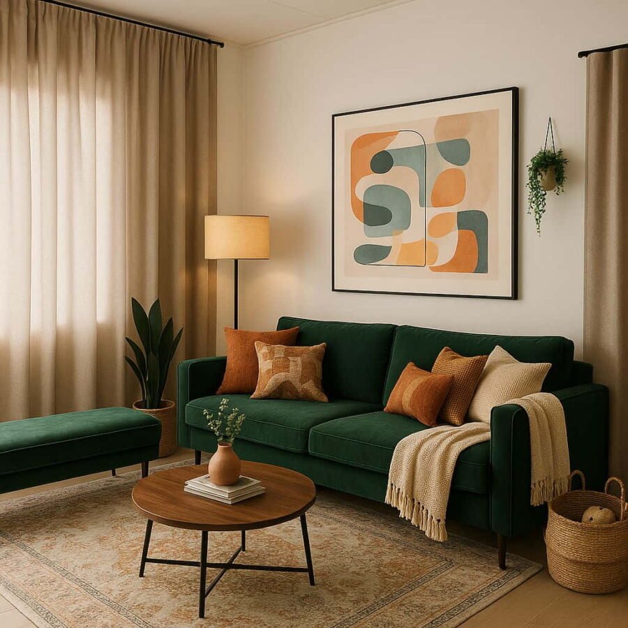 art deco small living room ideas