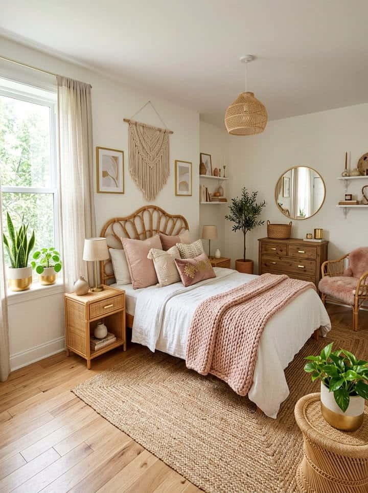 bedroom decor ideas boho