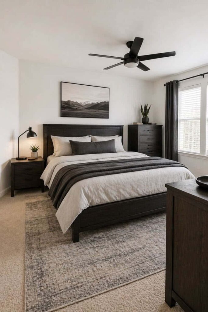 bedroom decor ideas black