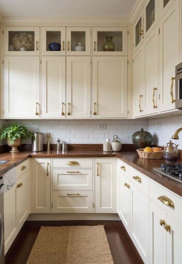 cream kitchen cabinets ideas