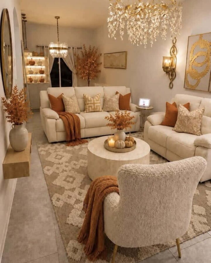 fall living room decor ideas