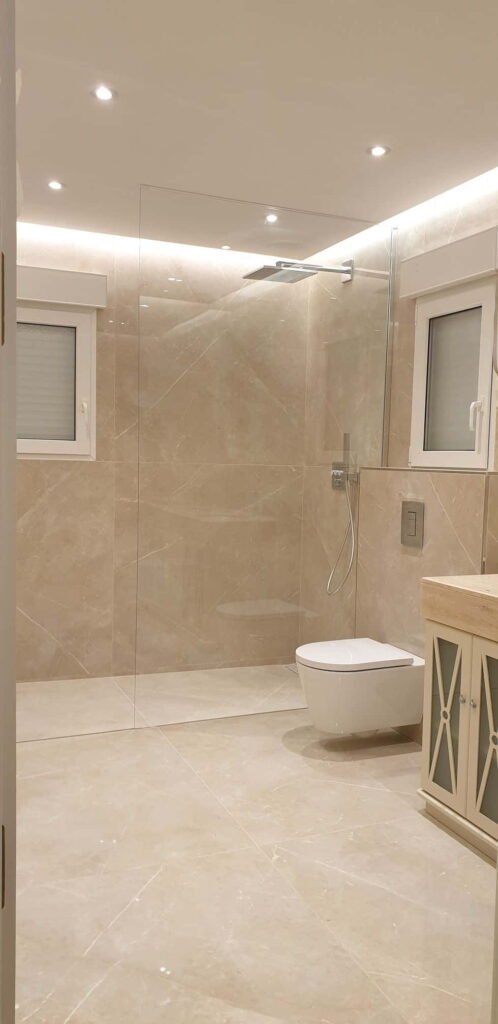 bathroom tile ideas beige
