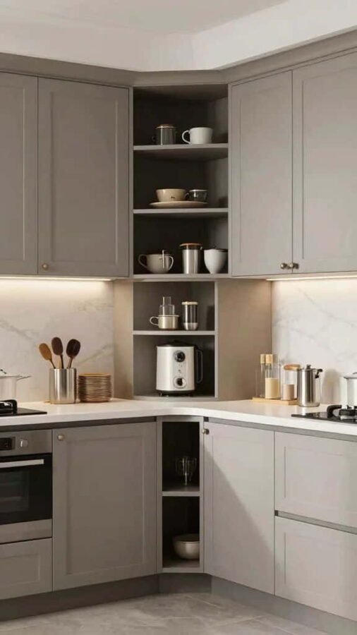 corner kitchen cabinets ideas