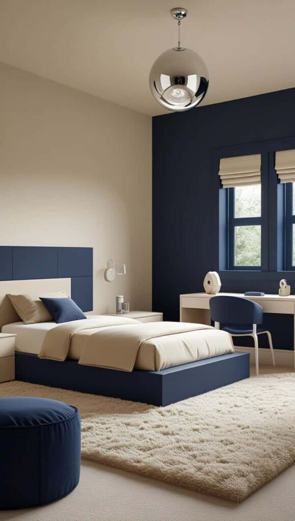 bedroom decor ideas blue