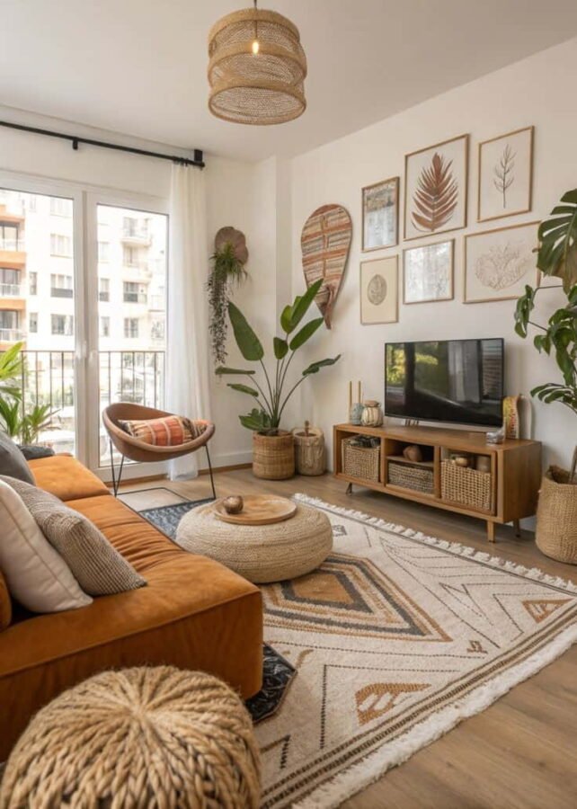 small living room ideas boho