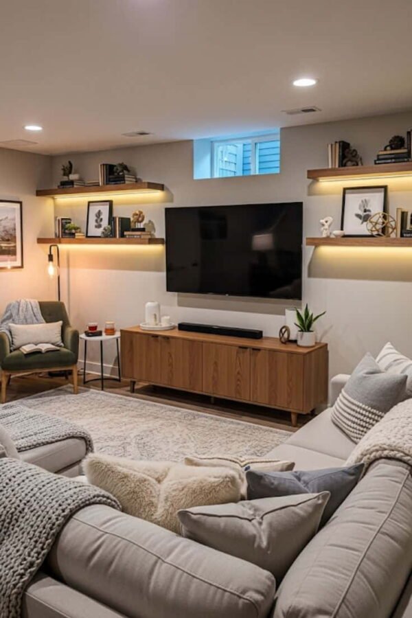 small living room ideas basement