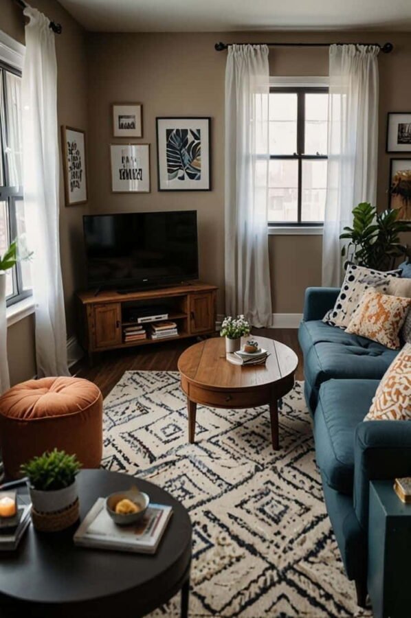 small living room ideas on a budget