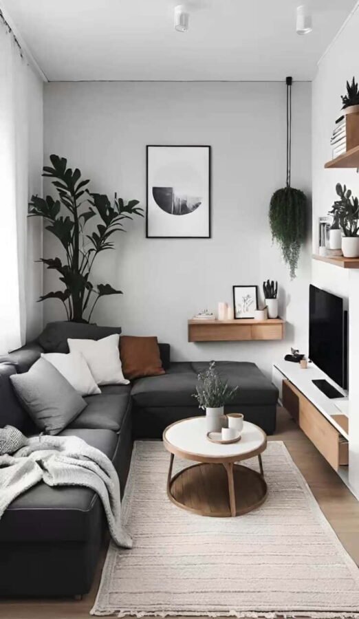 black and white small living room ideas