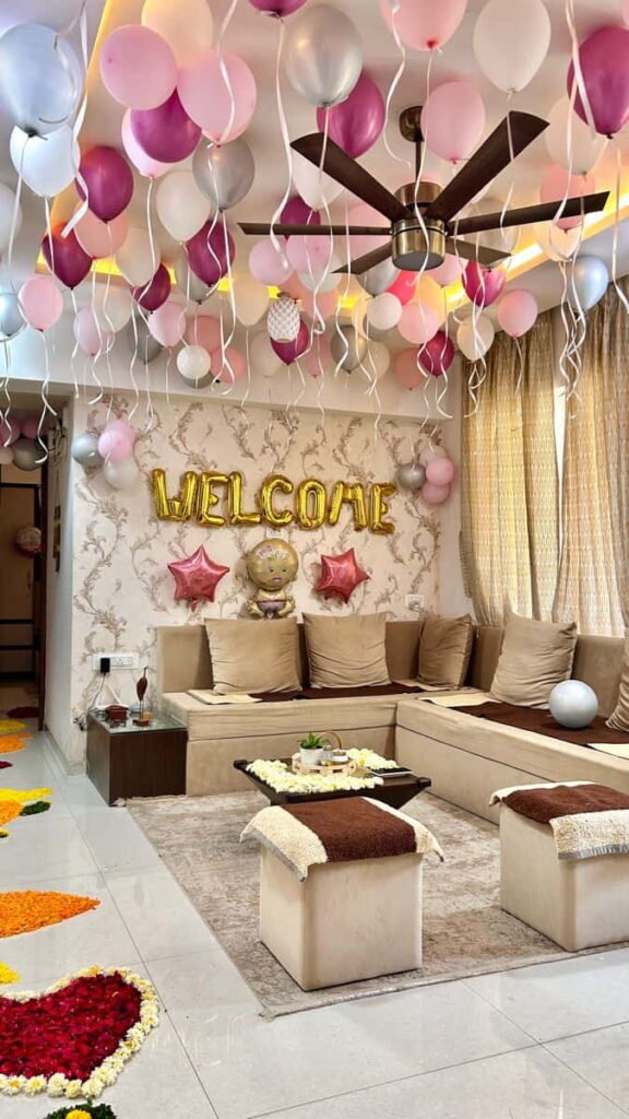 baby welcome home decoration ideas