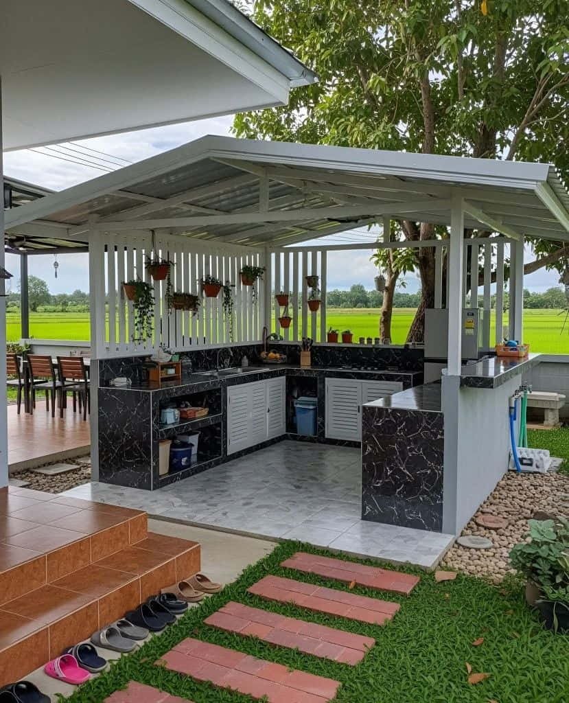 outdoor dirty kitchen design ideas