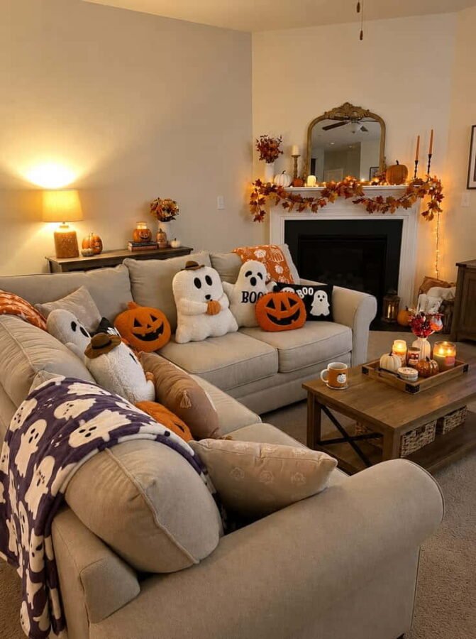 halloween living room decor ideas