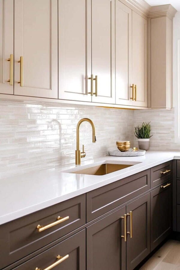 two tone kitchen cabinets ideas