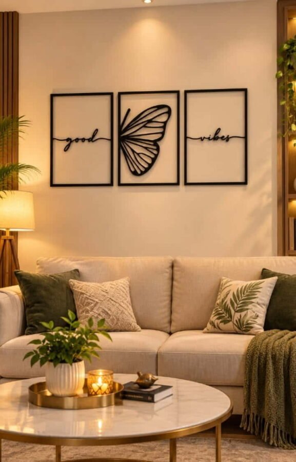wall decoration ideas for hall living room