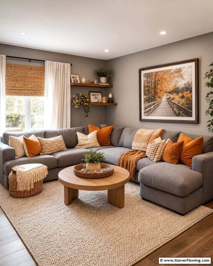living room decor ideas with grey couch